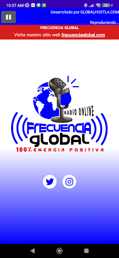 Android application FRECUENCIA GLOBAL screenshort
