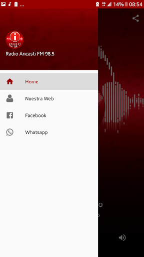 Android application Radio Ancasti screenshort