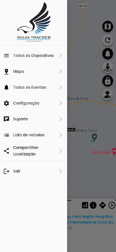 Android application Aguia Tracker Pro screenshort