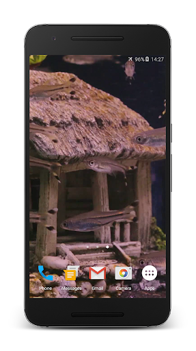 Android application Aquarium 3D Live Wallpapers screenshort