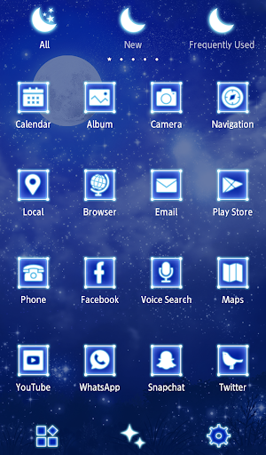 Blue Moon Theme Screen 3