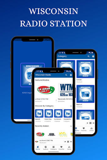 Android application Wisconsin RadioStations Online screenshort