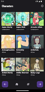Rick and Morty Characters App