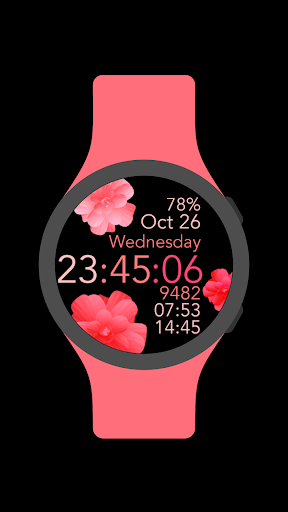 Pink Flowers (No Animation) Screen 2