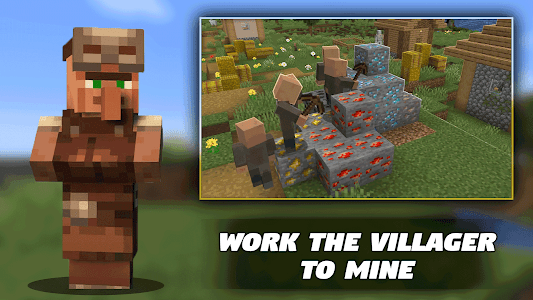 Villagers Build mod for MCPE Unknown