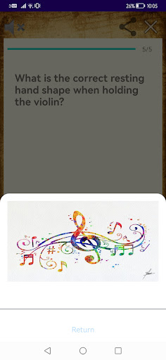Android application Learn Violin App screenshort