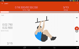 screenshot of Abs workout ABS II - lose fat