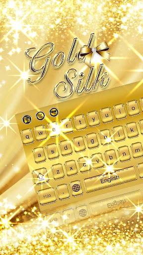 Gold Silk Keyboard Theme