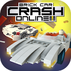 Brick Car Crash Online Мини Гонки Симулятор Онлайн 1