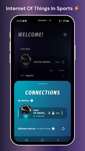 Android application IOTIS - IoT In Sports screenshort