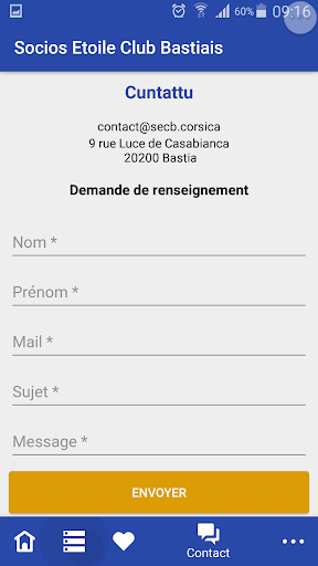 Socios Etoile Club Bastiais Screen 2