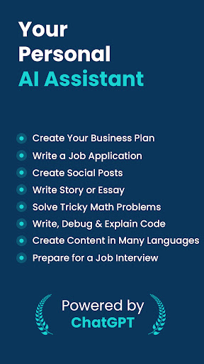 Android application Chatbot AI : AI Chat Assistant screenshort