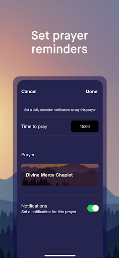 Screenshot of Prayer Plan