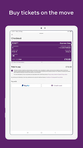 Heathrow Express android screenshot 2