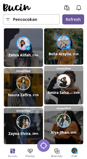 Android application Bucin screenshort