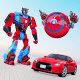 Bounce Ball Robot Car Transform: Car Robot Games icon