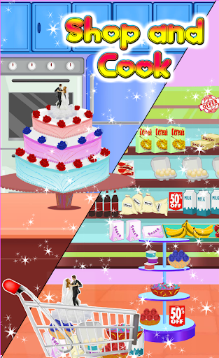 Heart Wedding Cake Cooking Games