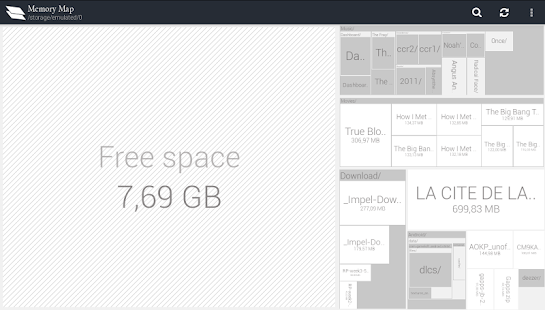 Memory Map — Disk Cleaner Screenshot