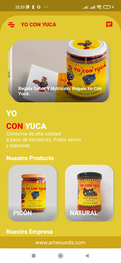 Android application Yo Con Yuca screenshort