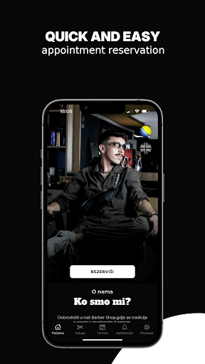 Android application KojiAlija BarberShop screenshort