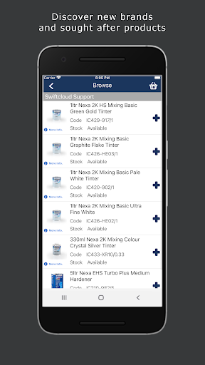 International Applications Screen 3