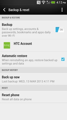 HTC バックアップのおすすめ画像3