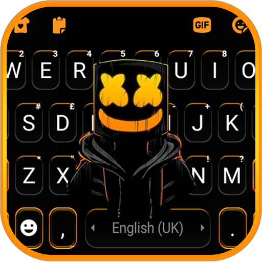 Cool Black DJ Keyboard Backgro logo