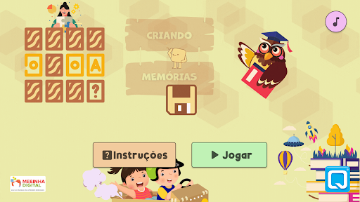 Android application Criando Memórias screenshort