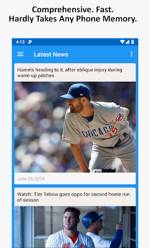 Android application Baseball News screenshort