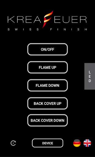Android application Kreafeuer screenshort