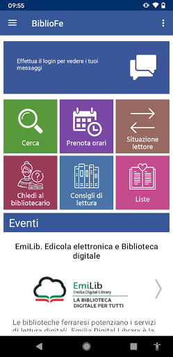 Android application BiblioFe screenshort