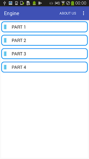 Android application Engine Trouble Shooting screenshort