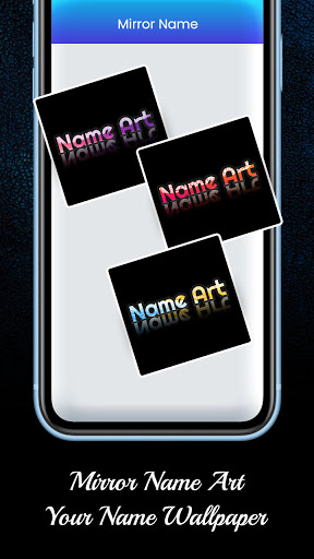 Mirror Name Art - Fondo de pantalla de su nombre