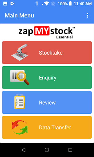Android application zapMYstock™ Essential screenshort