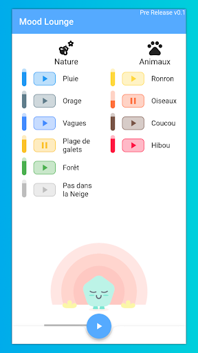 Android application Mood Lounge screenshort