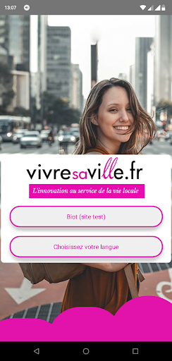 Android application vivresaville screenshort