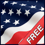 American Flags LWP Free icon