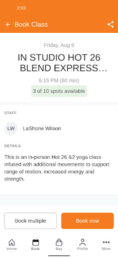 Hot Yoga Capitol Hill Screen 3