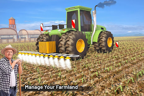Modern Farming Simulation: Tractor & Drone Farming screenshots 6