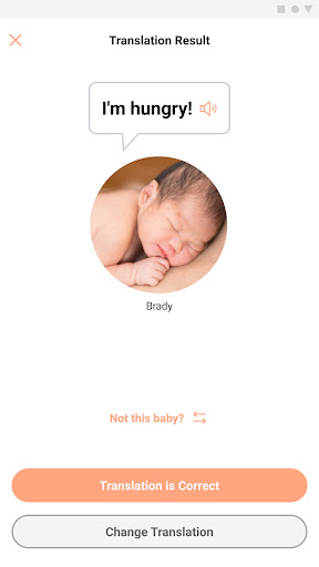 Android application BabyTalk Translator screenshort