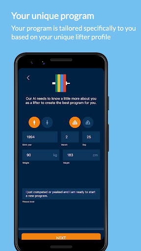 Weightlifting.ai Screen 2