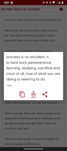 Do Not Give Up Quotes Screen 2