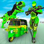 Cover Image of ดาวน์โหลด Tuk Tuk Auto Rickshaw Transform Dinosaur Robot 1.9 APK