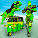 Tuk Tuk Auto Rickshaw Transform Dinosaur Robot - Androidアプリ