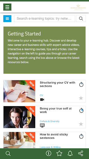Android application BGA Career Builder screenshort