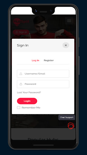 Hub Split: A Rental Community Screen 2