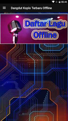 Android application lagu dangdut koplo offline screenshort