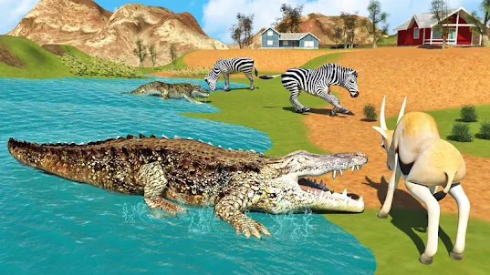 Hungry Crocodile Wild Hunt Sim