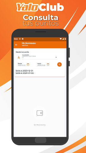 Android application YaloClub screenshort
