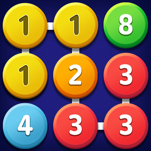 Connect Number - Bubble Game logo